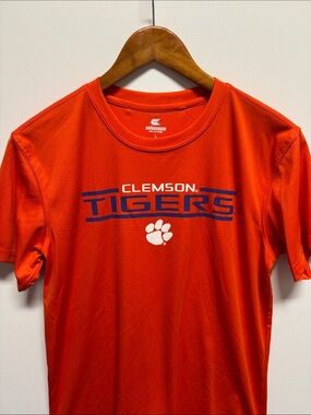 Boys Orange Clemson Tigers Graphic Tee